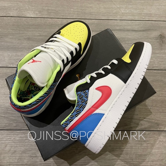 Air Jordan 1 Low Multi-Color GS - Picture 9 of 9